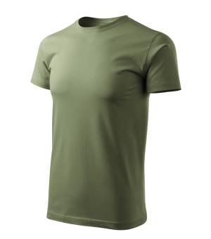 Pánske tričko nebrandované Basic Free F29, 09 Khaki