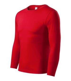 Lacné tričko s dlhým rukávom Progress LS P75, 07 Červená