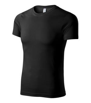 Tričko unisex lacné Peak P74, 01 Čierna