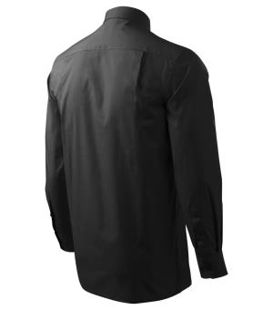 Pánska košeľa Style LS 209, 01 Čierna (3)