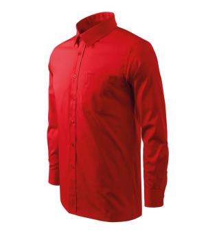 Pánska košeľa Style LS 209, 07 Červená