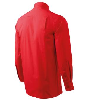 Pánska košeľa Style LS 209, 07 Červená (4)