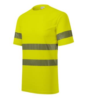 Pracovné reflexné tričko unisex HV Dry 1V8, 97 Reflexná Žltá