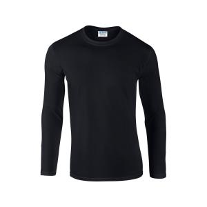 Tričko s dlhým rukávom Softstyle Long Sleeve, čierna (2)