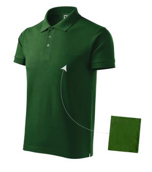 Pánska polokošeľa Cotton 212, 06 Fľaškovozelená