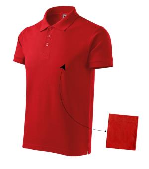 Pánska polokošeľa Cotton 212, 07 Červená