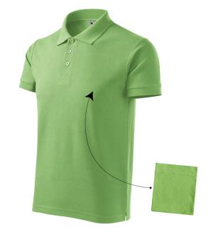 Pánska polokošeľa Cotton 212, 39 Hrášková zelená
