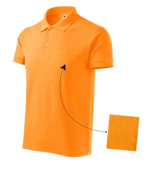 Pánska polokošeľa Cotton 212, A2 Mandarínková Oranžová