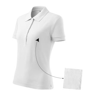 Dámska polokošeľa Cotton 213, Biela (00)