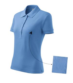 Dámska polokošeľa Cotton 213, 15 Nebeská Modrá
