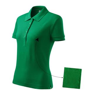 Dámska polokošeľa Cotton 213, 16 Trávová Zelená