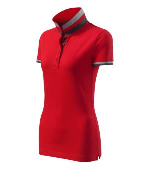 Dámska polokošeľa Collar Up 257, 71 Formula Red
