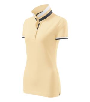 Dámska polokošeľa Collar Up 257, 85 Vanilková
