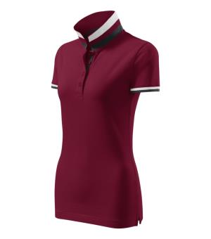 Dámska polokošeľa Collar Up 257, 86 Garnet