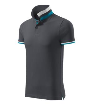 Pánska polokošeľa Collar Up 256, 83 Light Anthracite