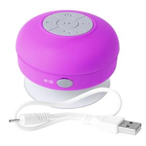 Vodotesný bluetooth reproduktor Abyss, purpurová