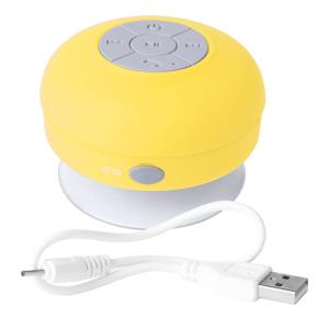 Vodotesný bluetooth reproduktor Abyss, žltá