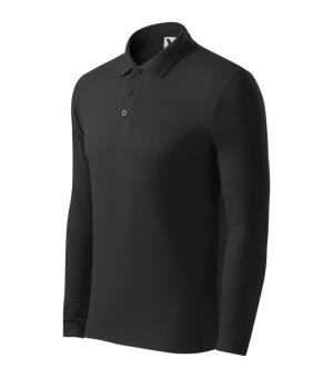 Pánska polokošeľa Pique Polo LS 221, 94 Ebony Grey