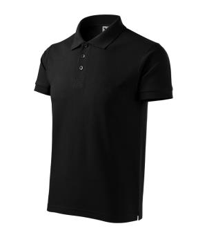 Pánska polokošeľa Cotton Heavy 215, 01 Čierna