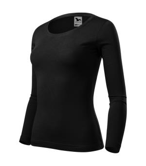 Dámske tričko dlhý rukáv Fit-T LS 169, 01 Čierna
