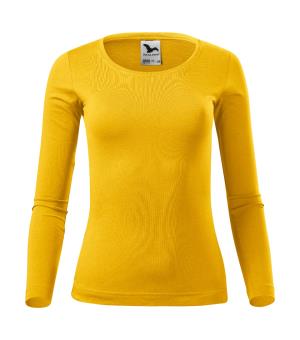 Dámske tričko dlhý rukáv Fit-T LS 169, 04 Žltá (2)