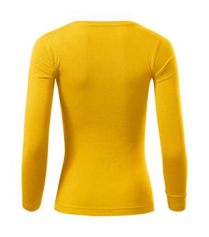 Dámske tričko dlhý rukáv Fit-T LS 169, 04 Žltá (3)