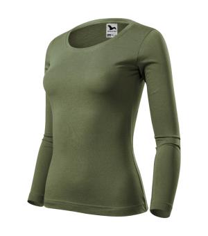 Dámske tričko dlhý rukáv Fit-T LS 169, 09 Khaki