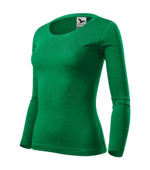 Dámske tričko dlhý rukáv Fit-T LS 169, 16 Trávová Zelená