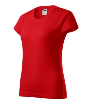 Dámske tričko krátky rukáv Basic 134, Červená