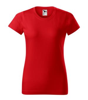Dámske tričko krátky rukáv Basic 134, 07 Červená (2)