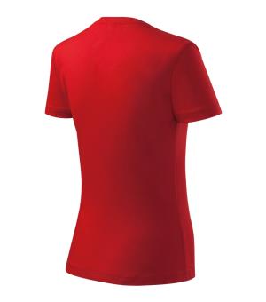 Dámske tričko krátky rukáv Basic 134, 07 Červená (4)