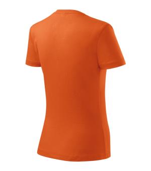 Dámske tričko krátky rukáv Basic 134, 11 Oranžová (4)