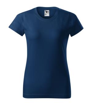 Dámske tričko krátky rukáv Basic 134, 87 Polnočná Modrá (2)
