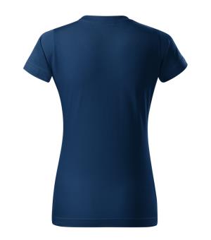 Dámske tričko krátky rukáv Basic 134, 87 Polnočná Modrá (3)