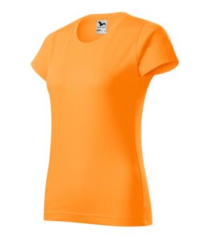 Dámske tričko krátky rukáv Basic 134, A2 Mandarínková oranžová