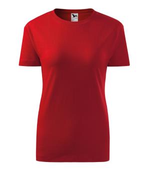 Dámske bavlnené tričko Classic New 133, 07 Červená (2)