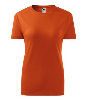 Dámske bavlnené tričko Classic New 133, 11 Oranžová (2)