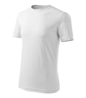 Pánske bavlnené tričko Classic New 132, 00 Biela
