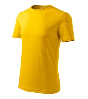 Pánske bavlnené tričko Classic New 132, žltá