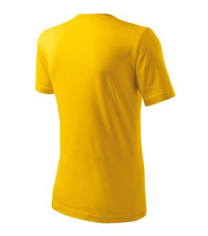 Pánske bavlnené tričko Classic New 132, 04 Žltá (4)