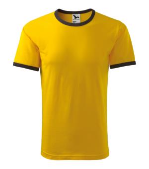 Pánske dvojfarebné tričko Infinity 131, 04 Žltá (2)