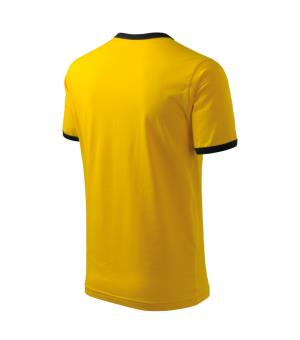 Pánske dvojfarebné tričko Infinity 131, 04 Žltá (4)