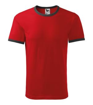 Pánske dvojfarebné tričko Infinity 131, 07 Červená (2)