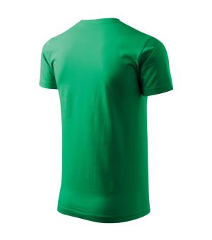 Pánske tričko Basic 129, trávová zelená (4)