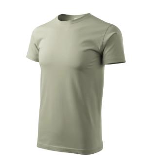 Pánske tričko Basic 129, svetlá khaki