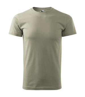Pánske tričko Basic 129, 28 Svetlá Khaki (2)
