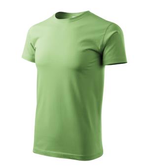 Pánske tričko Basic 129, hrášková zelená