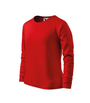Detské tričko dlhý rukáv FIT-T LS 121, 07 Červená
