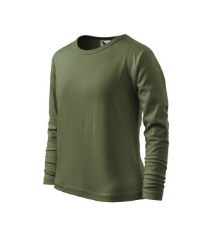 Detské tričko dlhý rukáv FIT-T LS 121, 09 Khaki