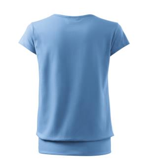 Voľné dámske tričko City 120, 15 Nebeská Modrá (3)